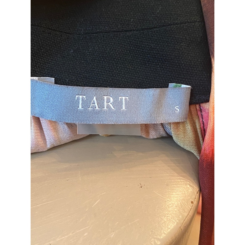 Tart Collections Womens Orange Pink Abstract Halter Neck Blouse Small - Picture 8 of 11